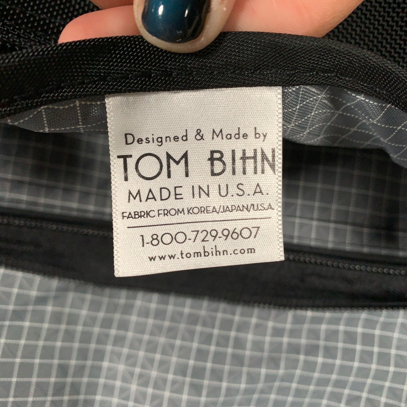 Tom Bihn Makers Bag Messenger Bag Unisex Os Black Ballistic Nylon Utility Edc — image 5 of 8